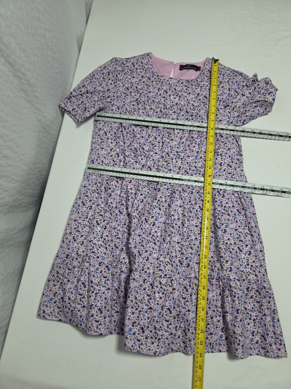 Tuchernuck Pomander Place Lilac Floral Quinn Dress. Size M - Picture 4 of 12